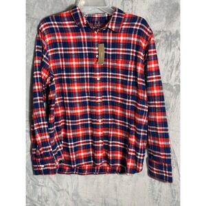 J Crew Garcon Plaid Flannel‎ Shirt Button Up Long Sleeve womens Size 10